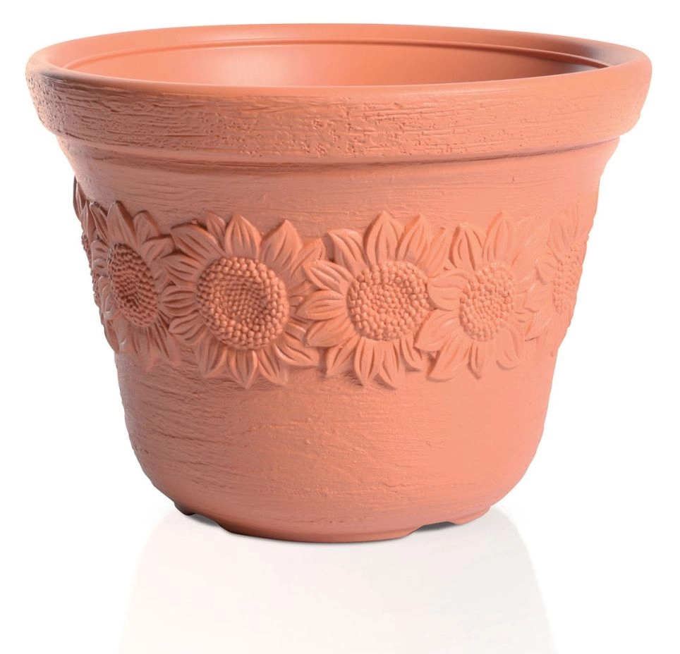 Levně Květináč truhlík Sunny 57 cm cihlový