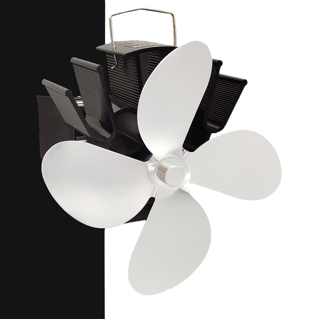 Levně Krbový ventilátor na kouřovod GAMA, termoelektrický, stříbrný