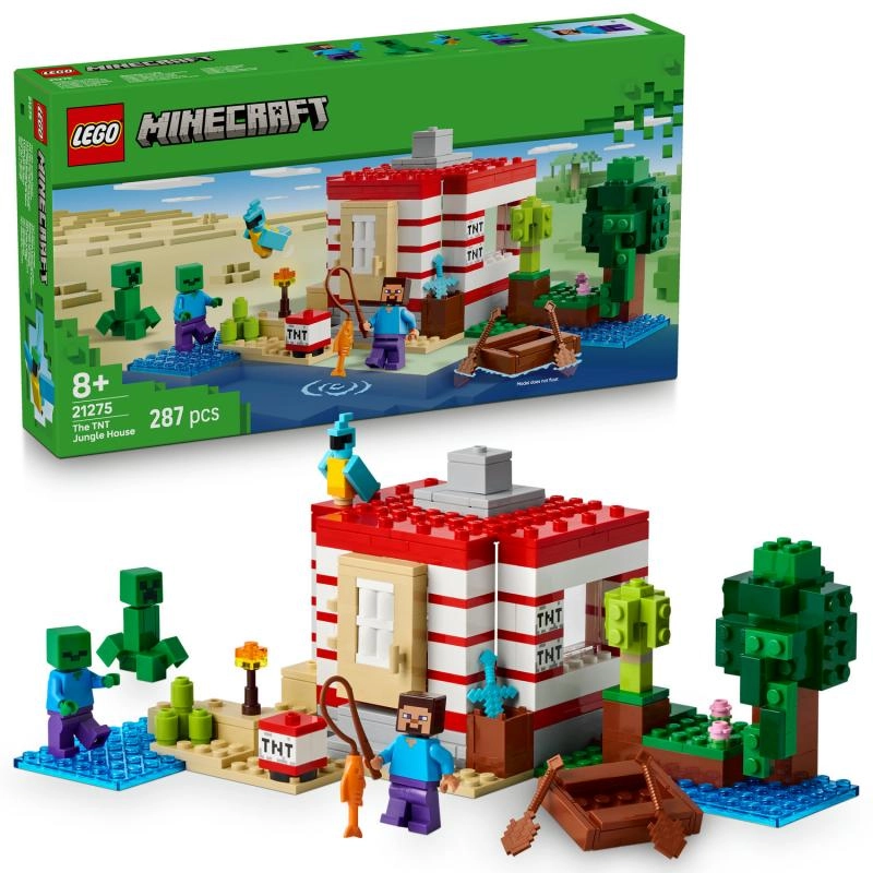 Levně LEGO® Minecraft® 21275 TNT dům v džungli