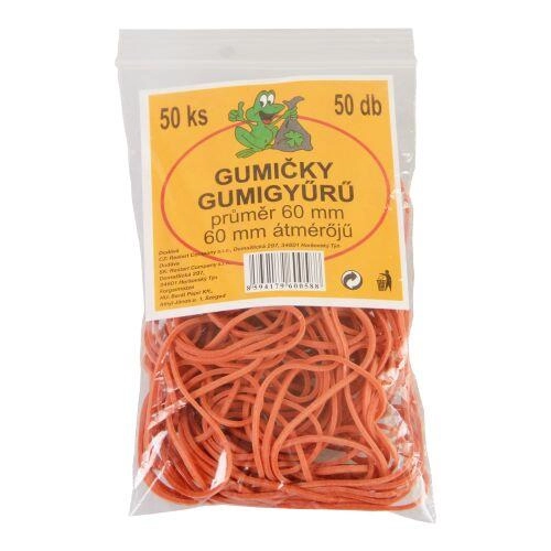 Levně Gumičky prům 6cm (50ks/sáč)