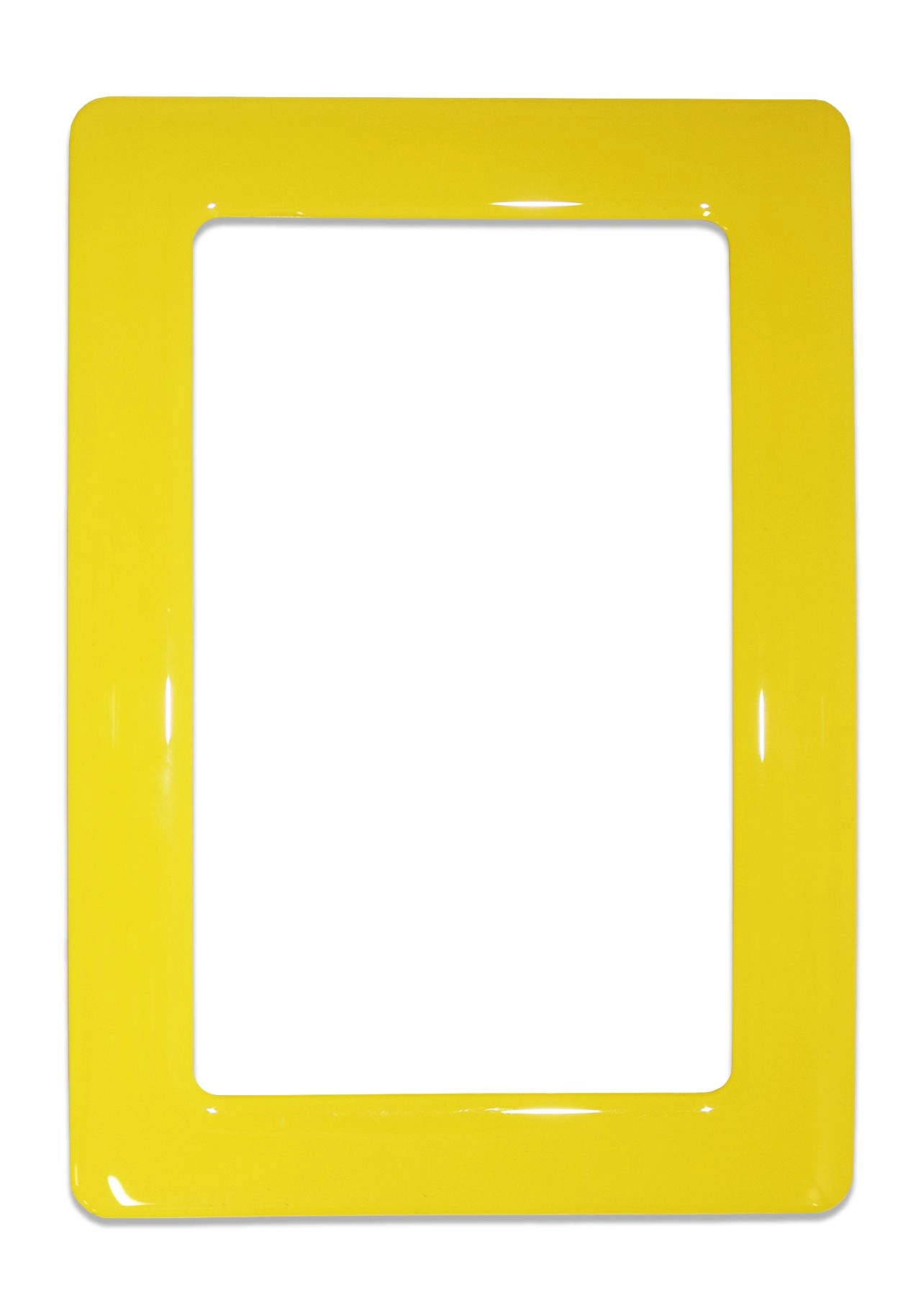 Levně Magnetický samolepicí rámeček 13,0 × 8,1 cm – žlutý