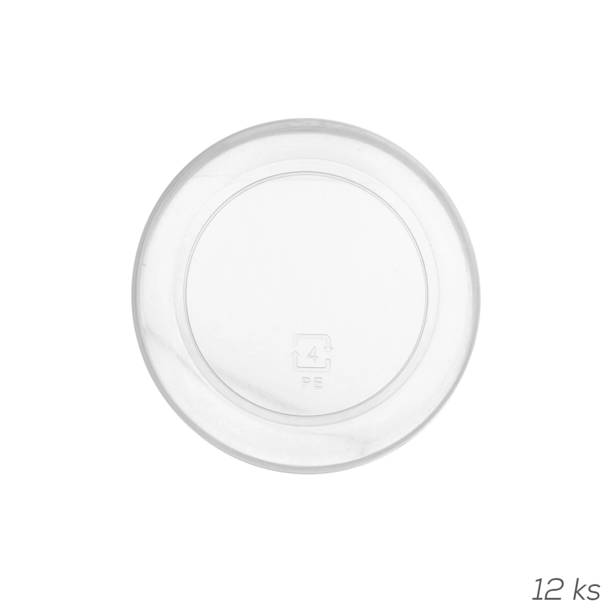 Levně Náhradní plastové víčko k dóze 6,2 cm (12 ks)