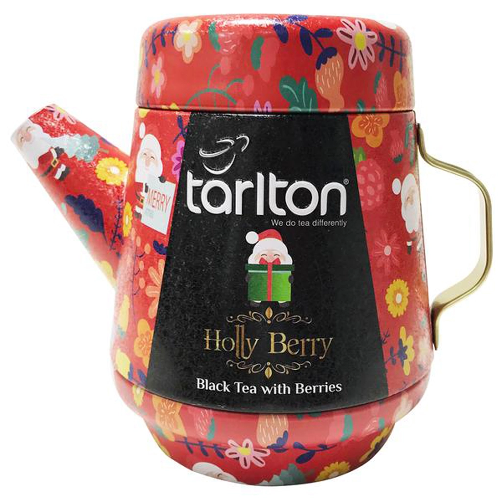 Levně Tarlton Tea Pot Holly Berry Black Tea plech 100 g