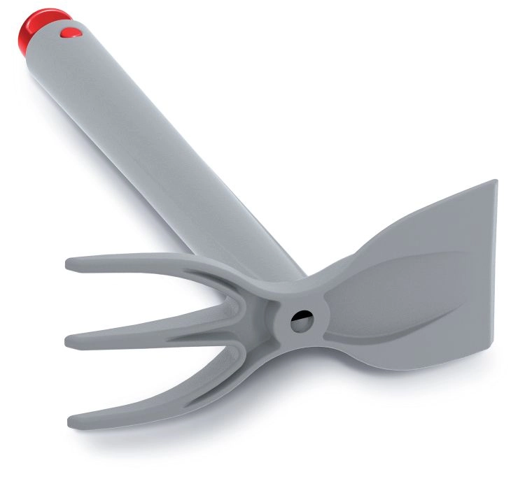 Levně PROSPERPLAST Motyčka R HOE PLUS šedá 30,9cm (odolný ABS plast)