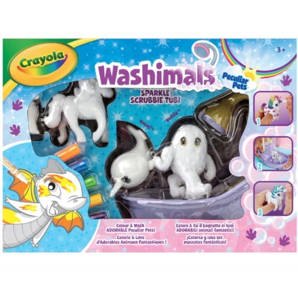 Levně Crayola Washimals – kouzelná zvířátka s vaničkou