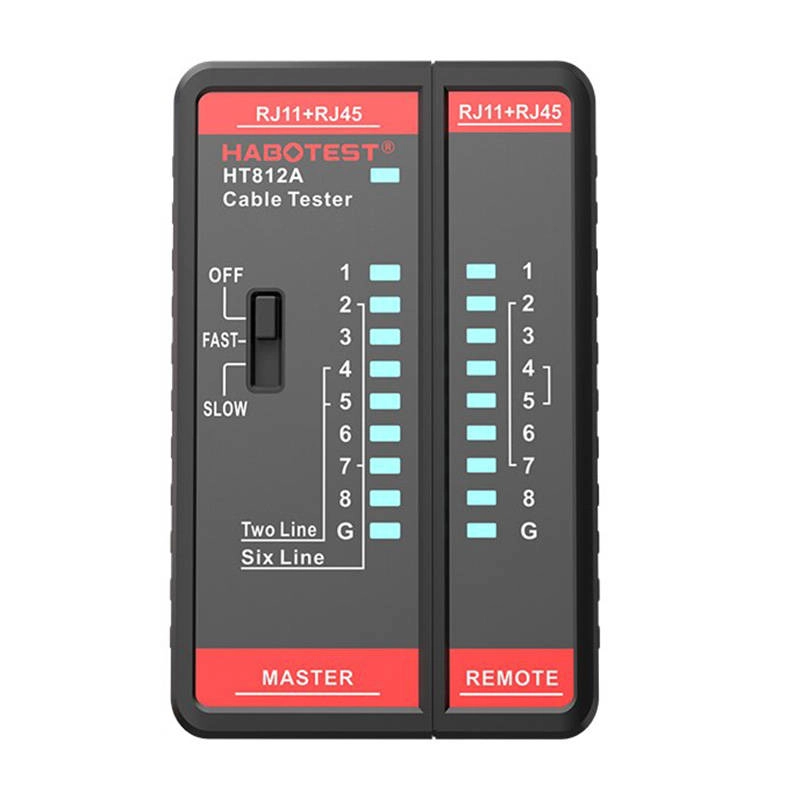 Levně Tester kabelů Habotest RJ45/RJ11 Kompaktní