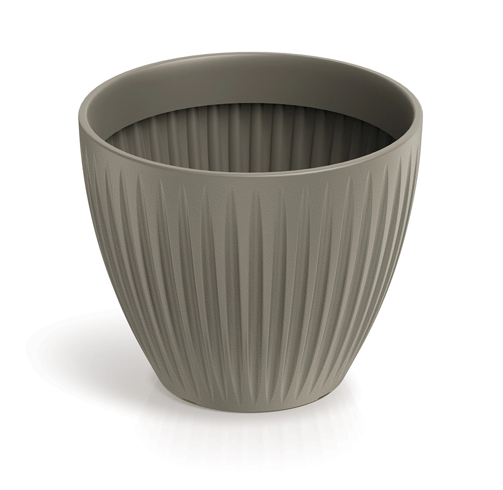 Levně Prosperplast Květináč LATIE RAND mocca, 30 cm