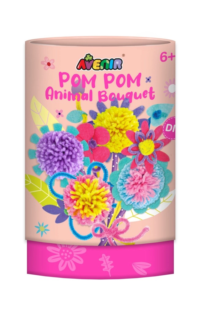 Levně Kreativní sada Pom Pom kytice – květiny