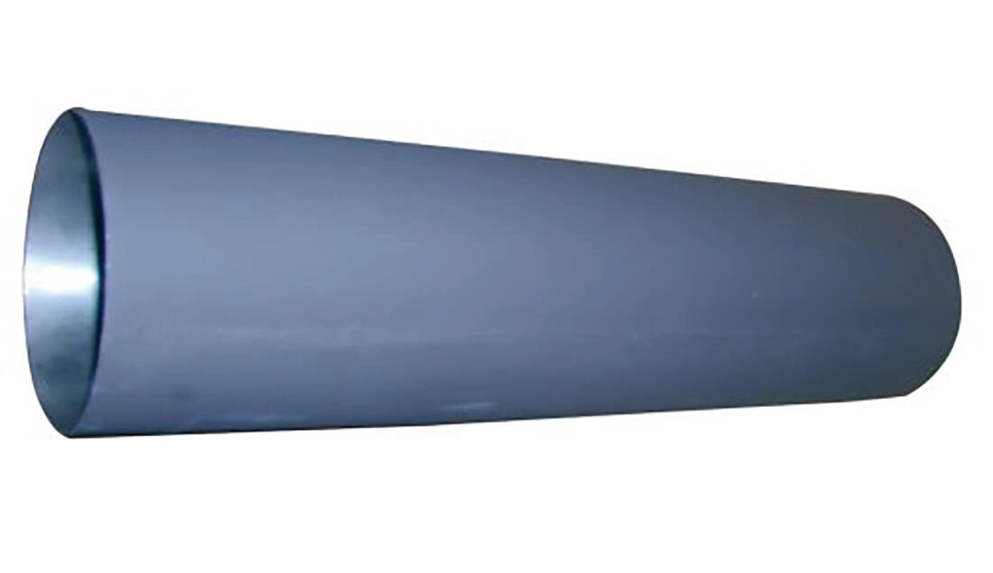 Levně Kouřová roura 125 mm, délka 500 mm, černá
