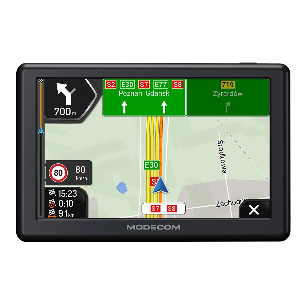 Modecom FreeWAY CX 5.0 iGO Navigation Truck Evropa – automobilová GPS navigace s roční aktualizací