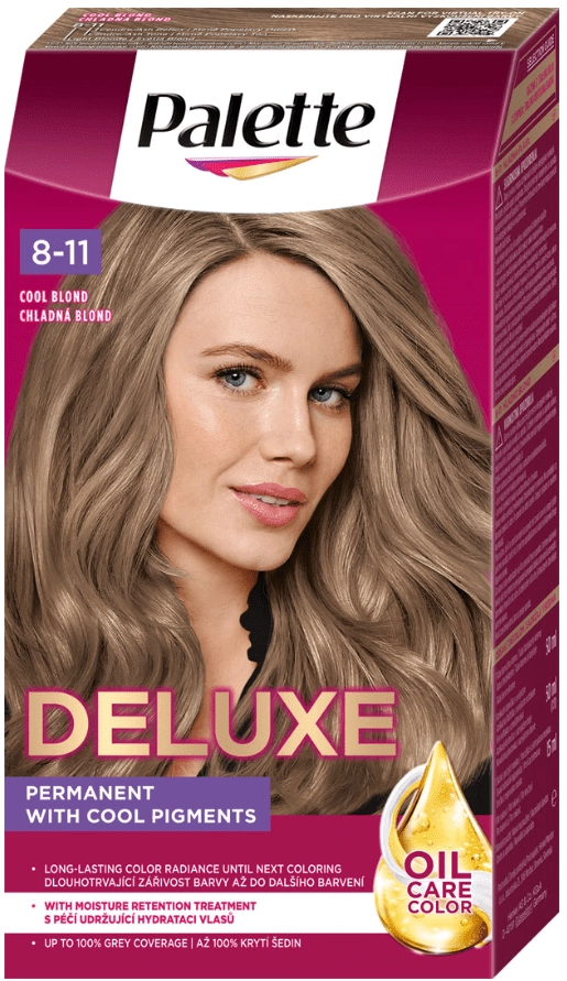 Levně Schwarzkopf Palette Deluxe barva na vlasy Chladná Blond 8-11
