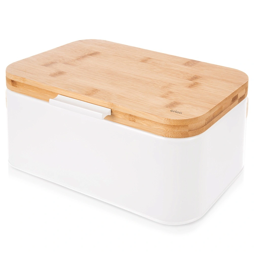 Levně ORION Chlebovka plech/bambus 30x19,5x14,5 cm WHITELINE