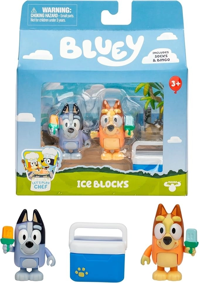 Levně Bluey sada figurek 2‑pack Zmrzlina