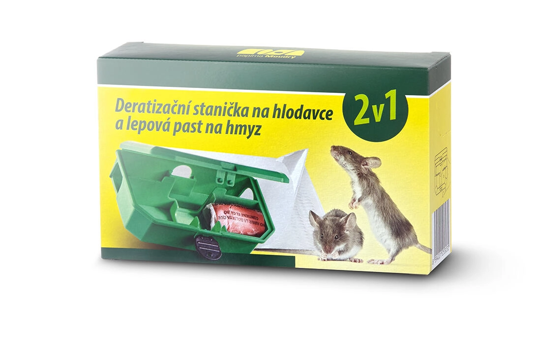 Levně Balhome deratizační stanička na hlodavce a lepová past na hmyz 2v1 678228