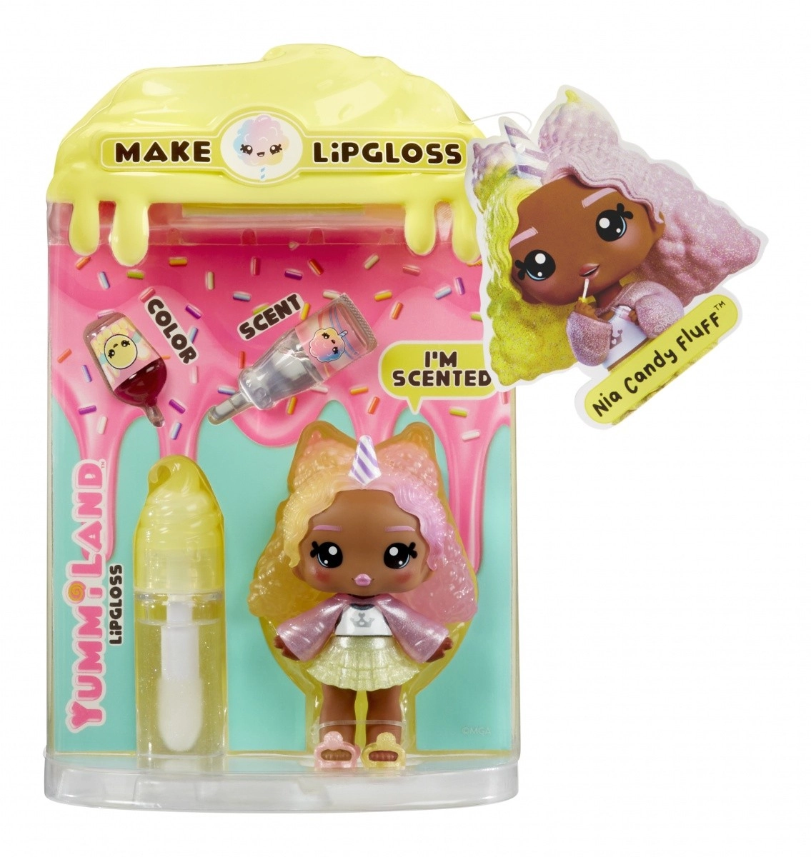 Levně Yummiland Malá s leskem na rty, série 2 Nia Candy Fluff