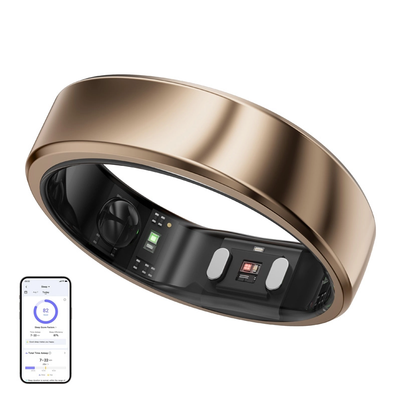 Levně Chytrý prsten RingConn Gen 2 Air, velikost 7, zlatá