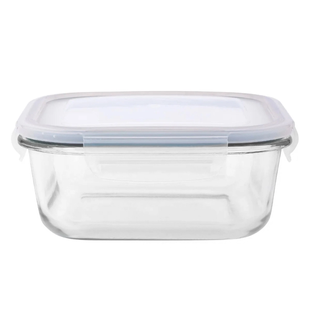 Levně FRESH skleněná dóza na potraviny s víkem 1,1 l