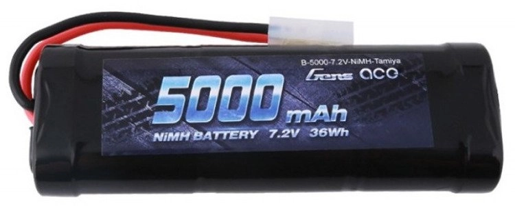 Gens Ace NiMH akumulátor s konektorem Tamiya 7,2V 5000 mAh