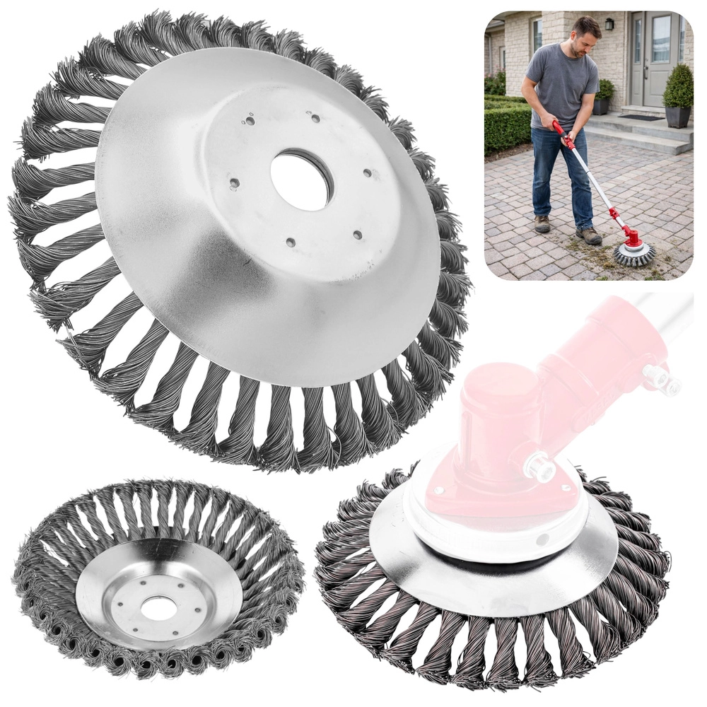 Levně Drátěný kartáčový kotouč pro křovinořez 150 mm (25,4 mm)