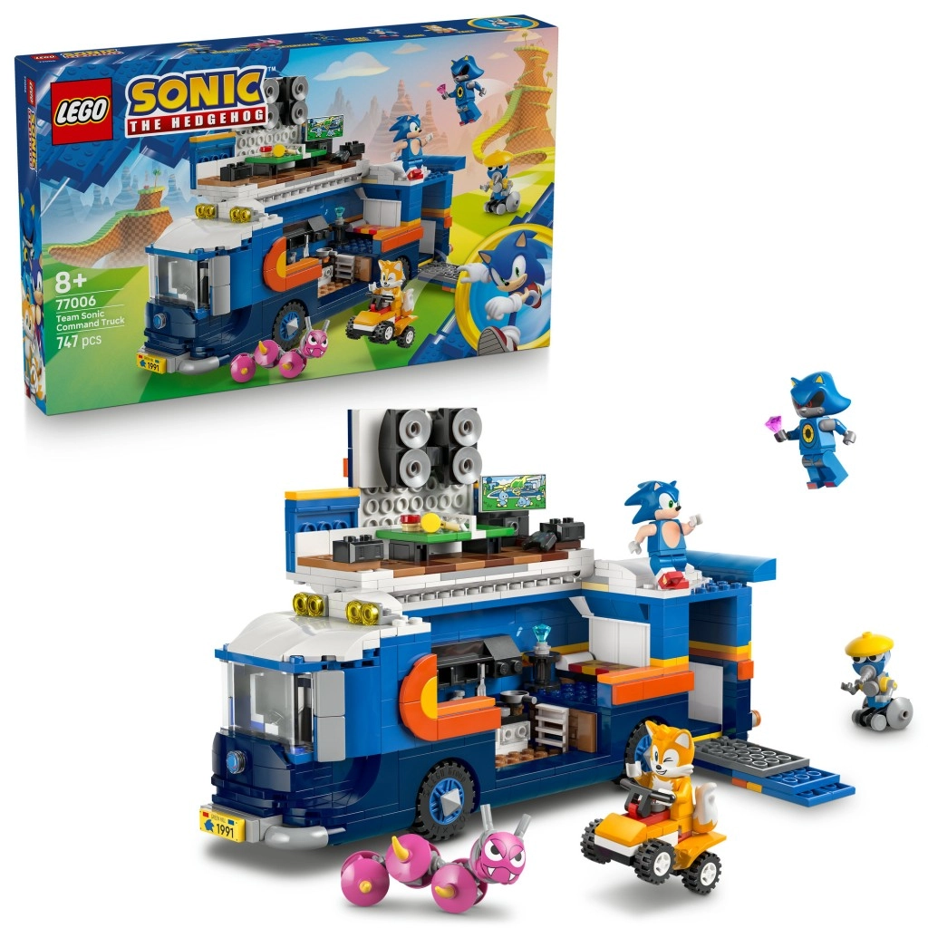 Levně LEGO® Sonic the Hedgehog™ 77006 Velitelské vozidlo týmu Sonic