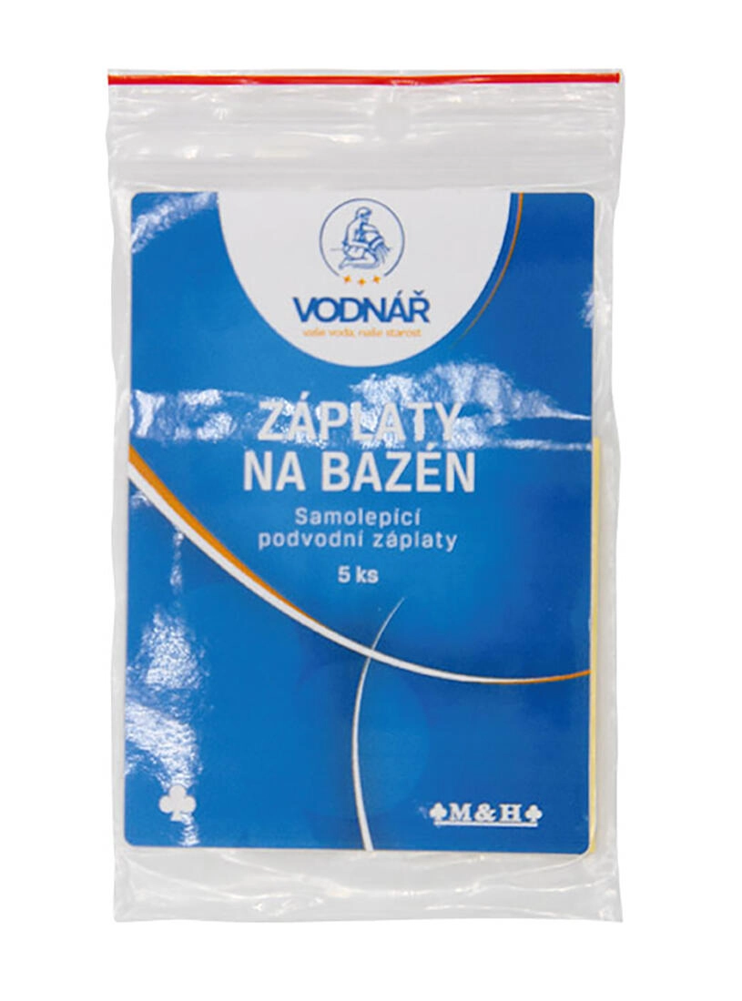 Levně VODNÁŘ záplata na bazén 6,5x6,5cm (5ks)