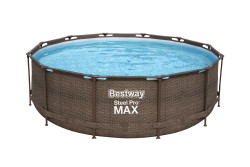 Levně Bestway Steel Pro Max Rattan 3,66 x 1 m 56709