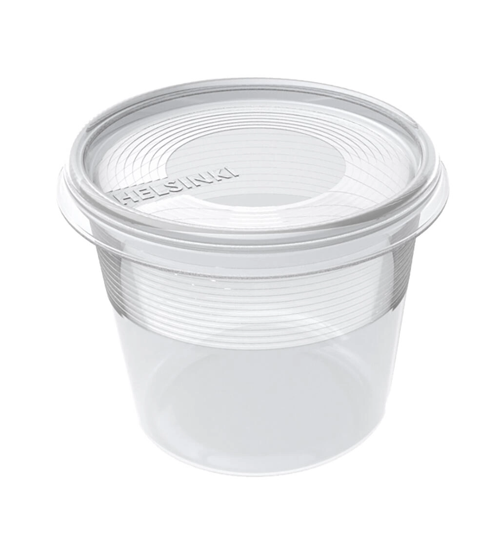 Levně Plast Team Plastová dóza Helsinki transparentní víko 300 ml