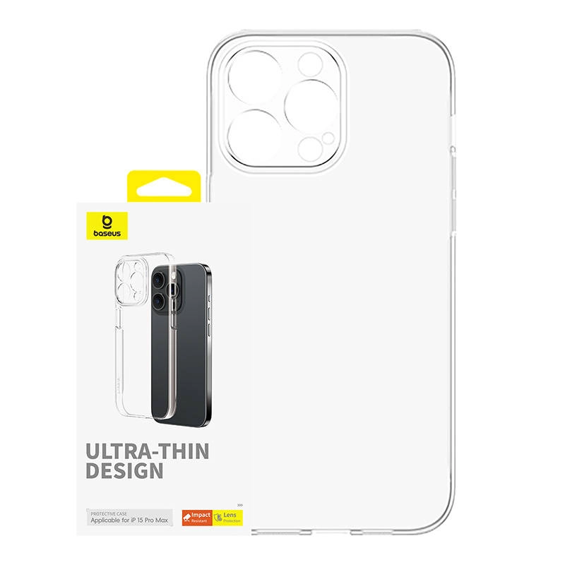 Levně Baseus Phone iPhone 15 ProMax OS-Lucent Series čiré