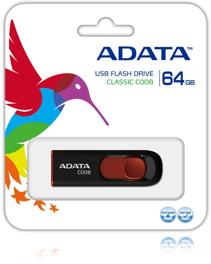 Levně ADATA Classic C008 64GB AC008-64G-RKD