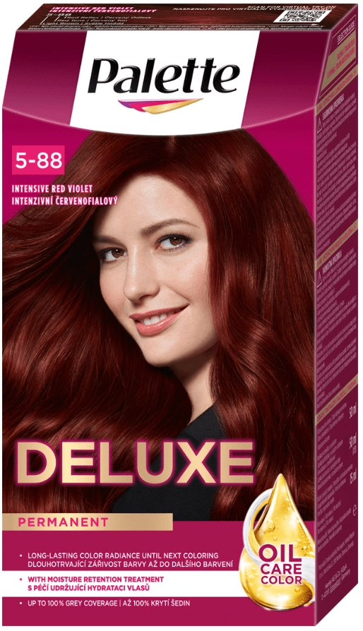 Levně Pallete DELUXE 679 Intenzivní červenofialová barva na vlasy pečujících 7 olejů