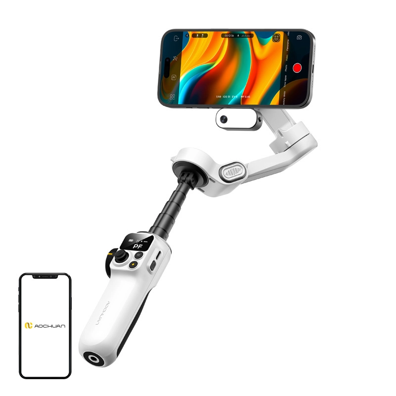 Levně AOCHUAN Stabilizátor P2 s AI senzorem (bílý)