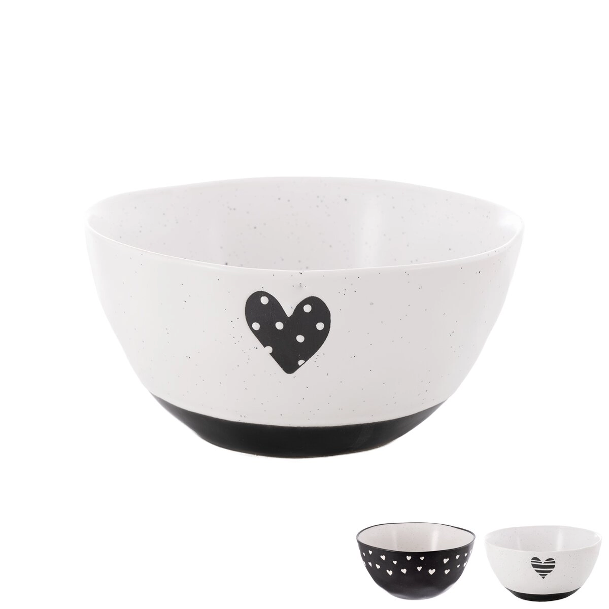 Levně Servírovací miska z kameniny 15 cm, mix dekorů