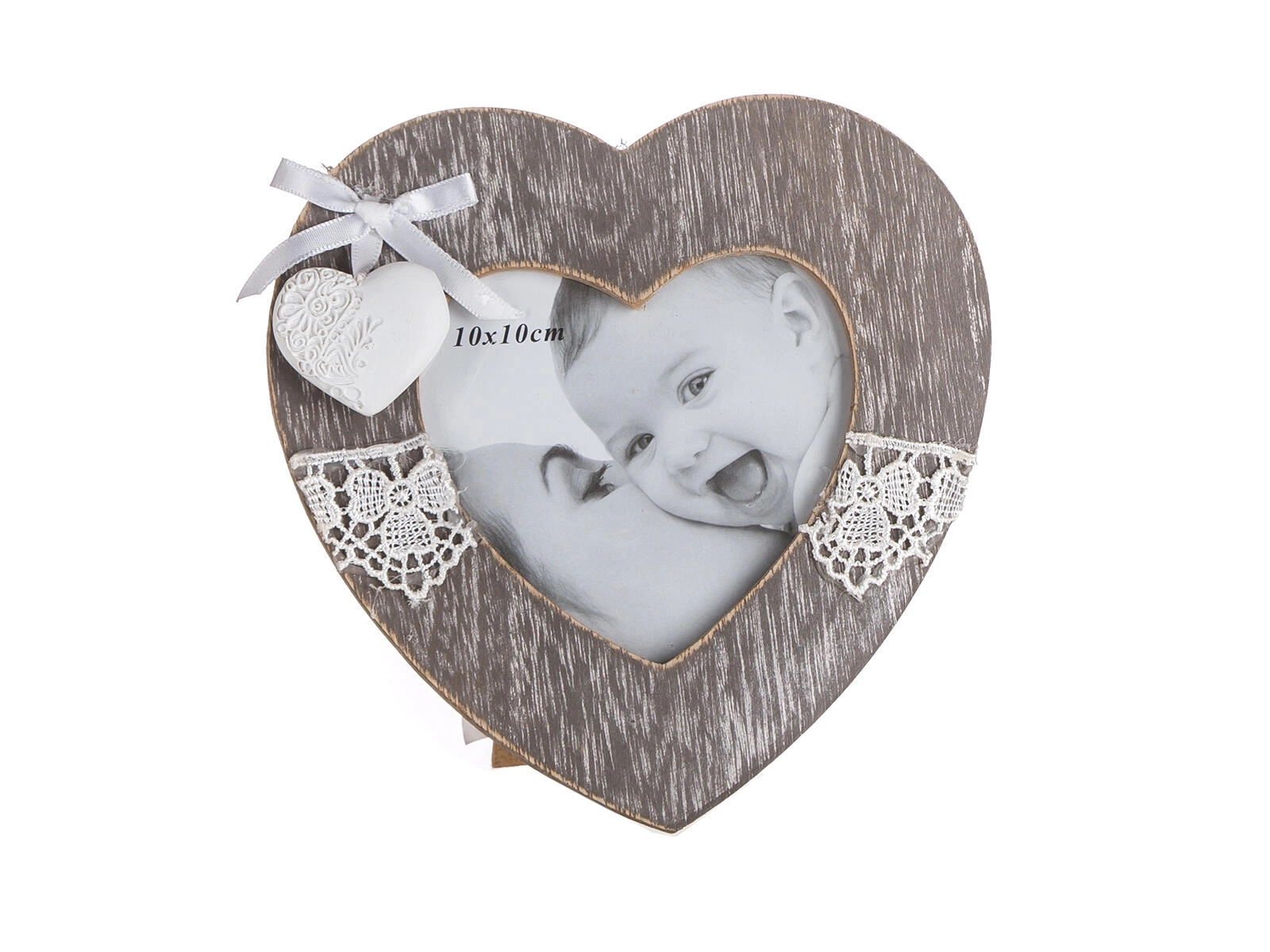 Levně Fotorámeček Lacework srdce 15 × 15 cm