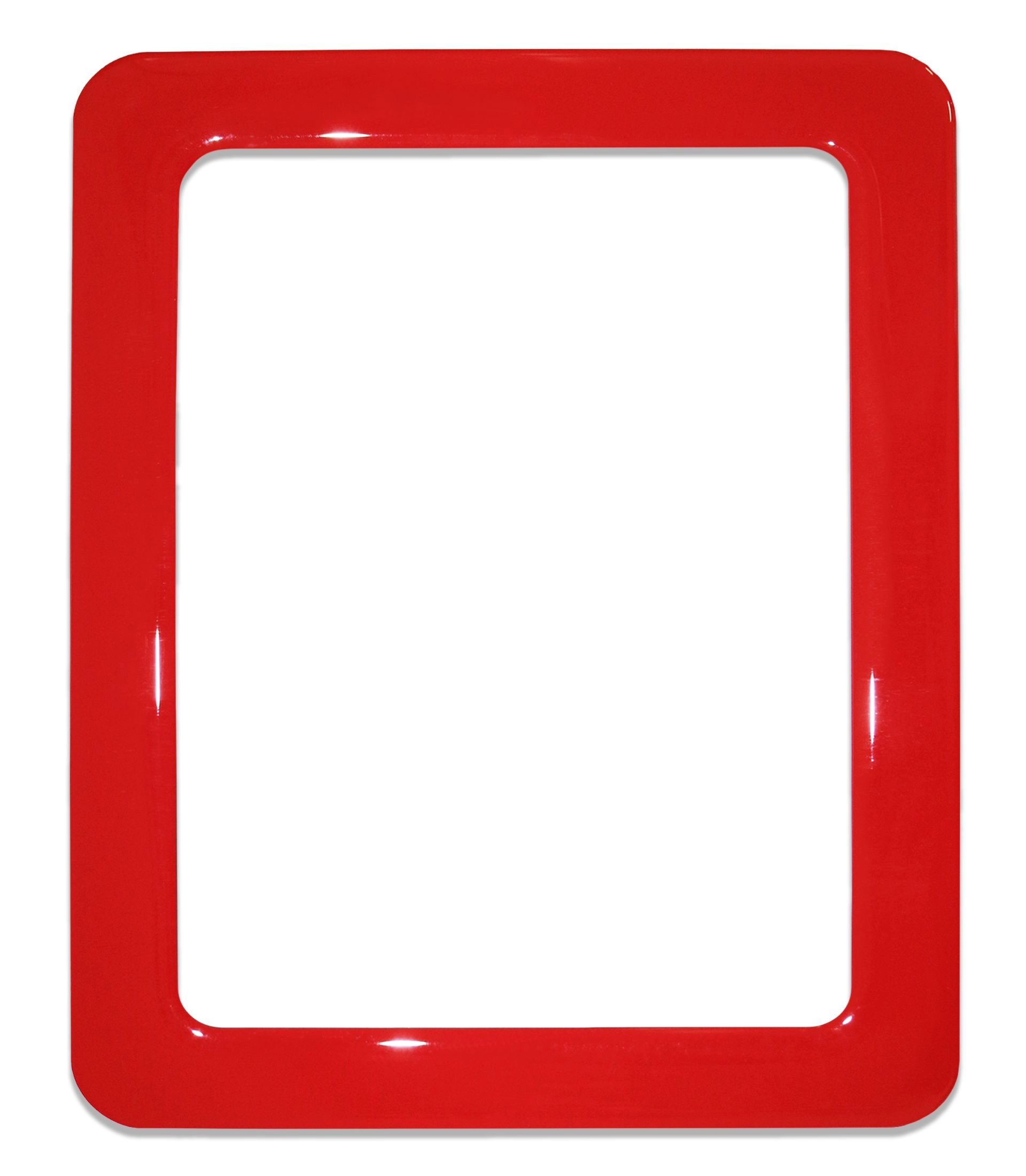Levně Magnetický samolepicí rámeček 19,0 × 23,8 cm – červený