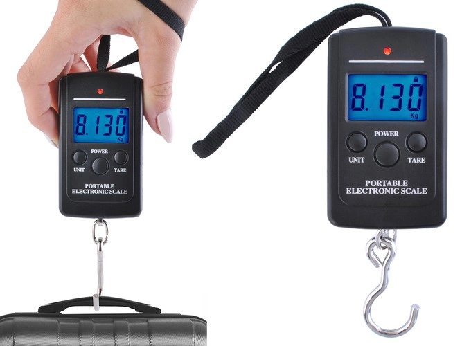 Levně ISO Digitální závěsná váha do 40kg s přesností 10g