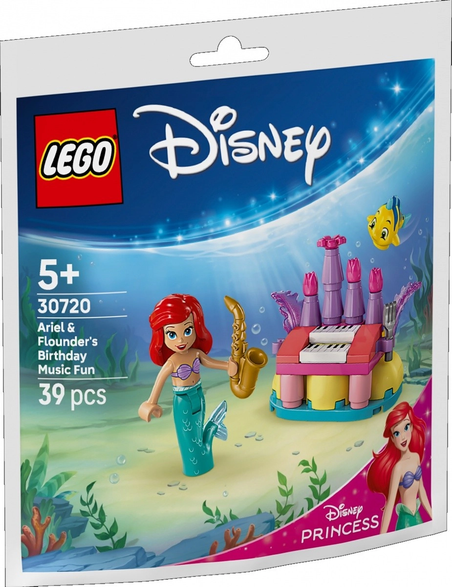 Lego disney princezny – narozeninový taneček ariel a floundera
