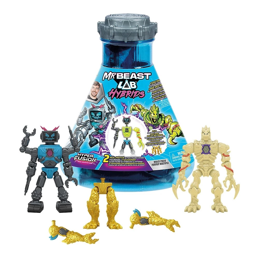 Levně MrBeast Lab Hybrids Multipack – mixovatelná akční figurka 2 v 1
