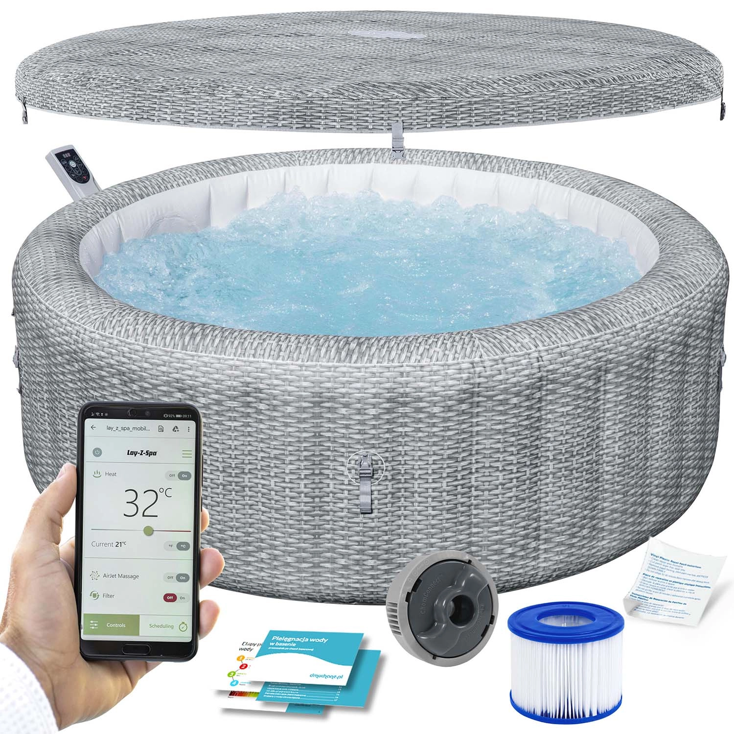 Levně Bestway Lay-Z-Spa Bali EnergySense Smart AirJet 6001N