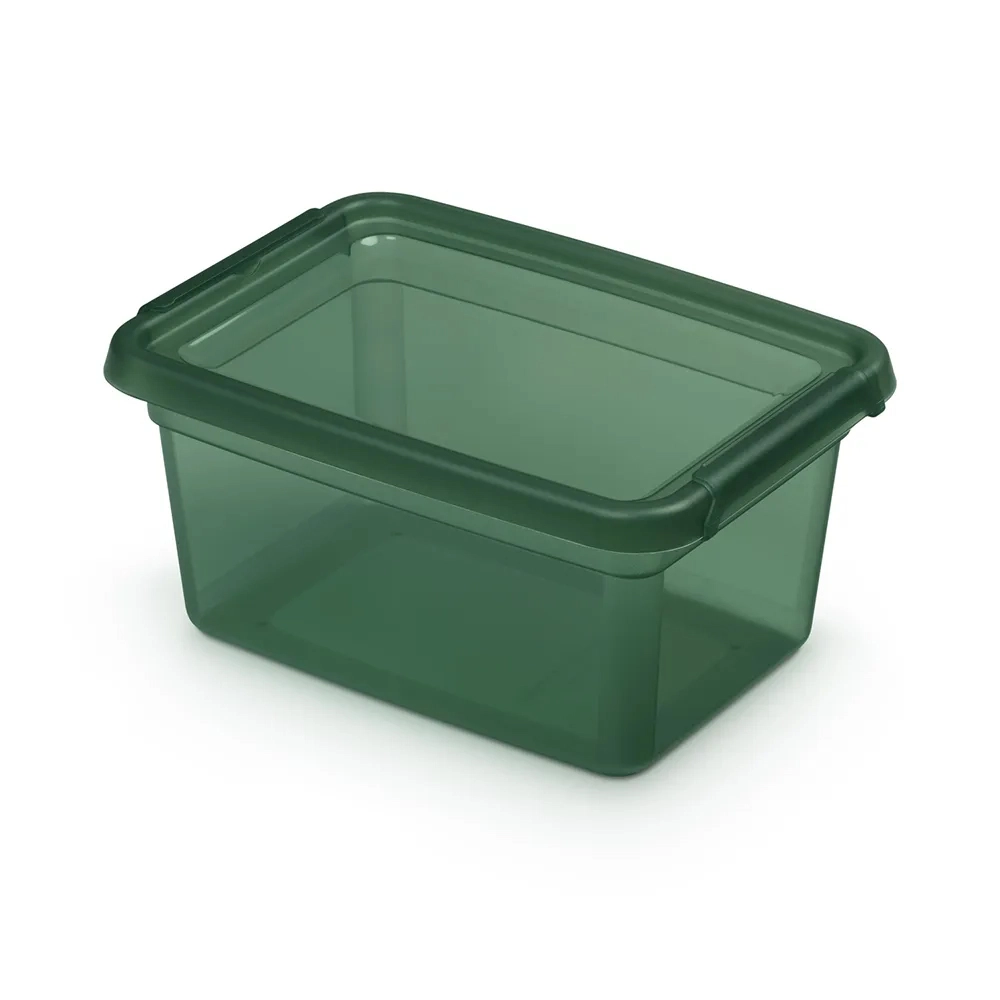 Levně Basestore PINE úložná dóza s víkem a klipsy 1,5 l
