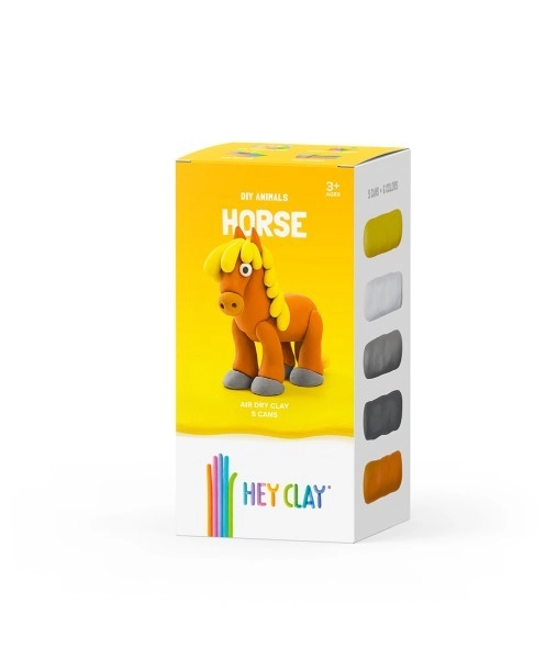 Levně Tm Toys Hey Clay Kreativní modelovací sada Kůň