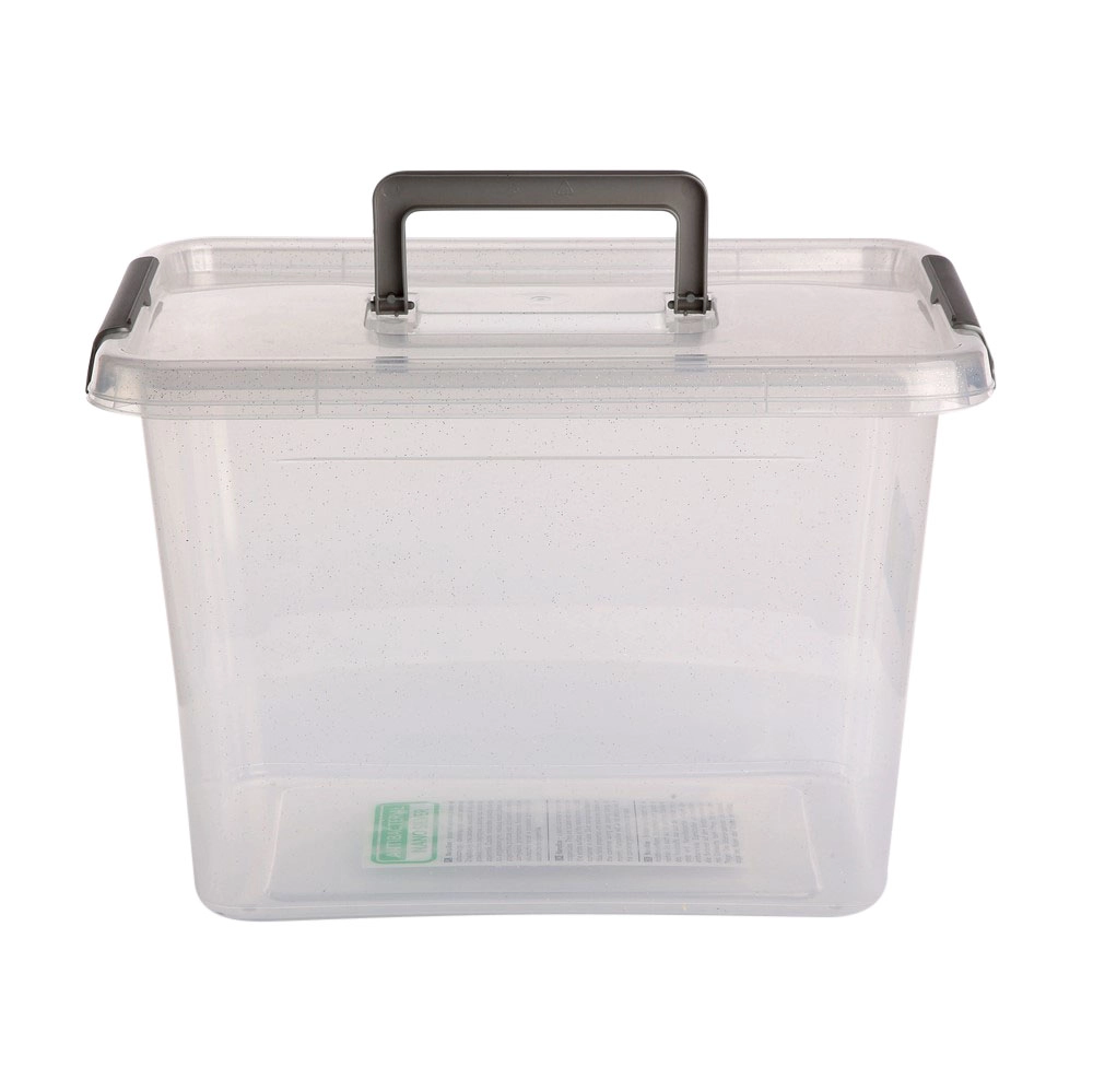 Levně Antibakteriální úložný box s víkem a madlem 19 l