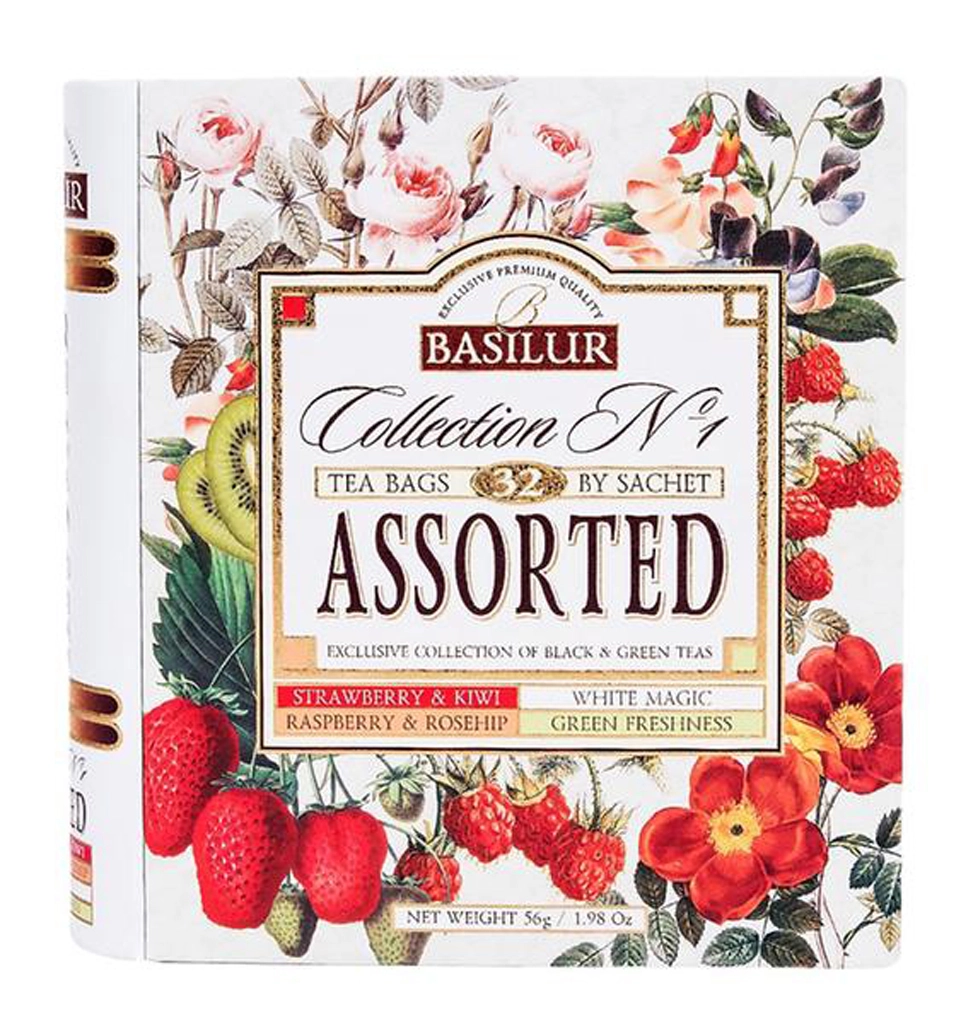 Levně Basilur Book Assort 32 No.1 plech 16 x 2 g