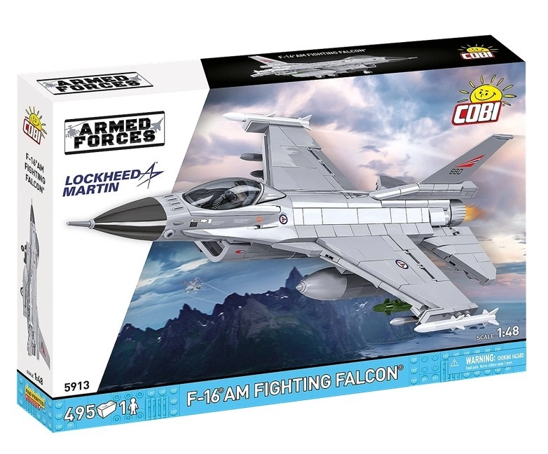 Levně Cobi 5913 Armed Forces F-16 AM FIGHTING FALCON, 1:48, 495 k, 1 f