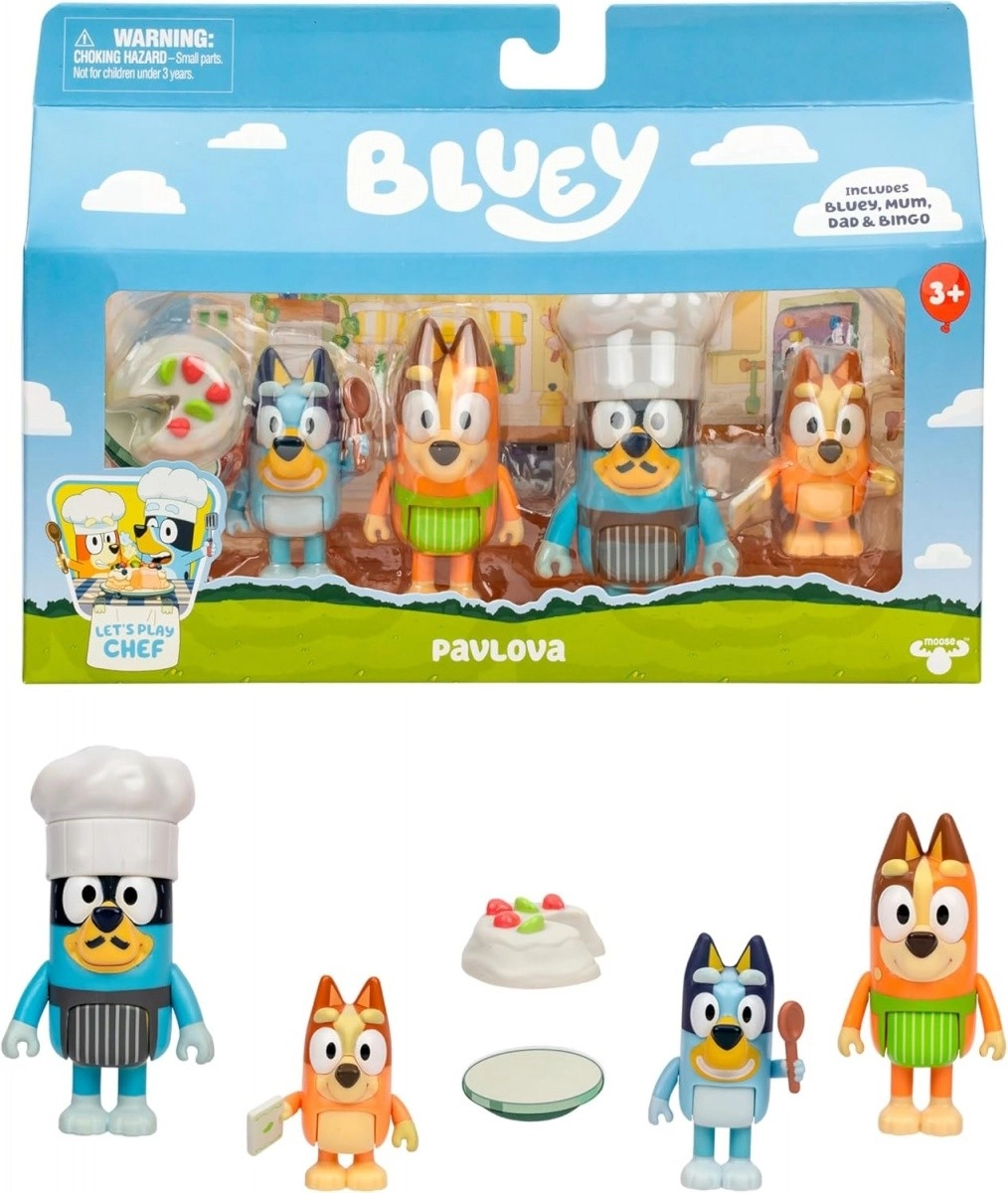 Moose Toys Bluey Pavlova 4 ks
