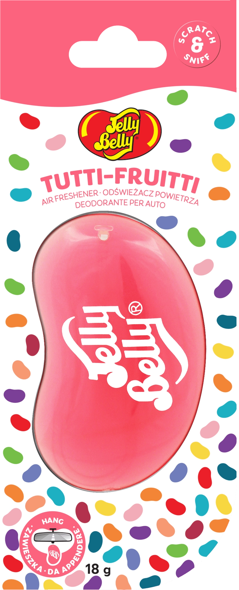 Levně Jelly Belly 3D Air Freshener Tutti Fruitti