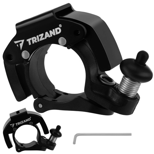 Levně Mechanický cyklistický zvonek TRIZAND, černý, 100 dB