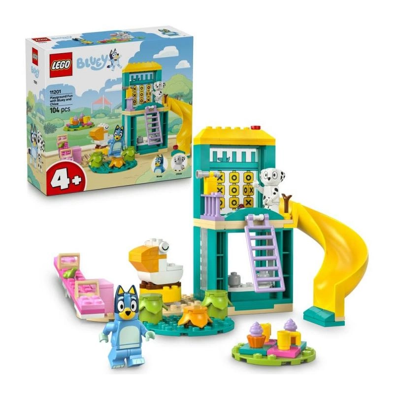 Levně LEGO® Bluey 11201 Bluey, Chloe a zábava na hřišti