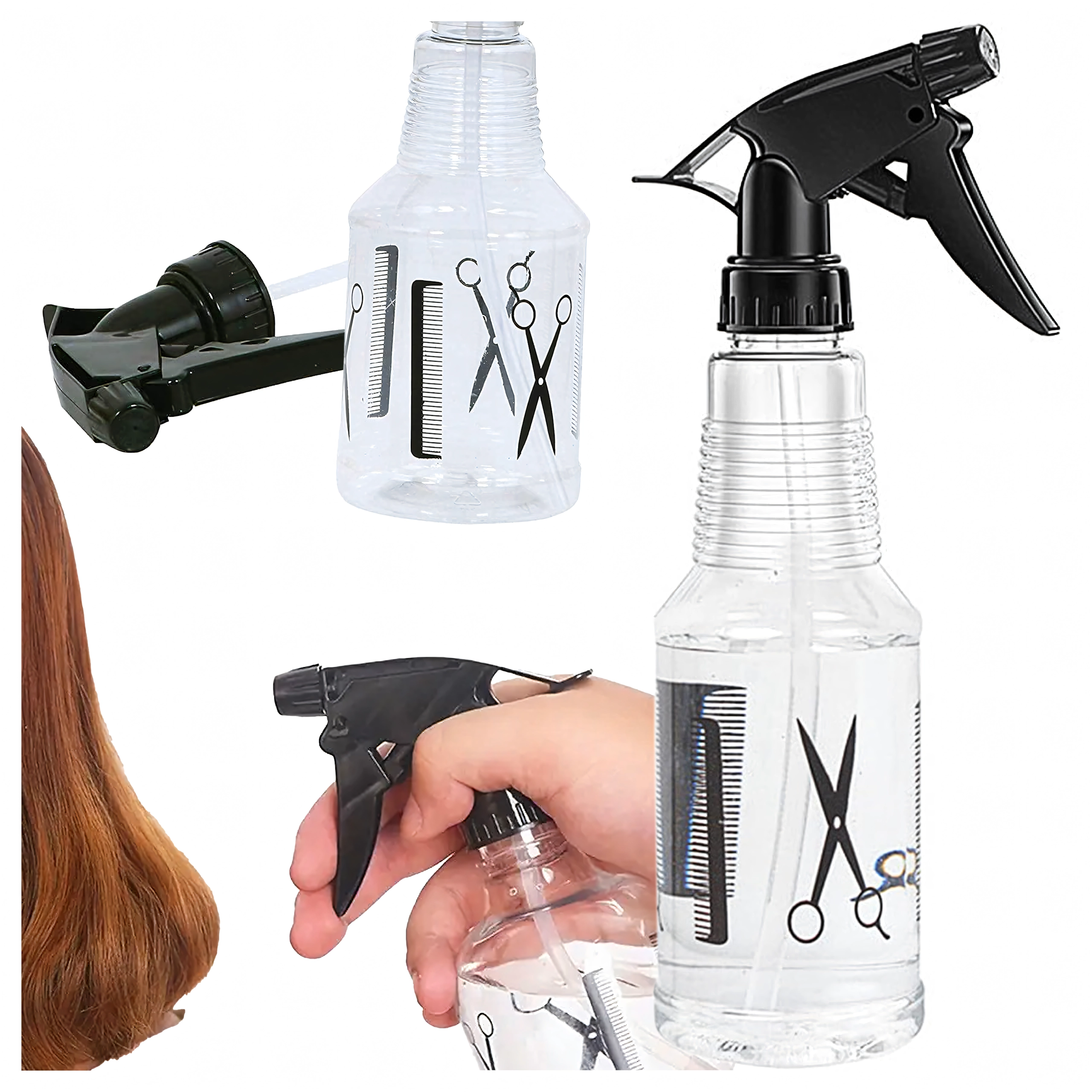 Levně Univerzální rozprašovač na vodu 350 ml pro kadeřnictví, domácnost a zahradu