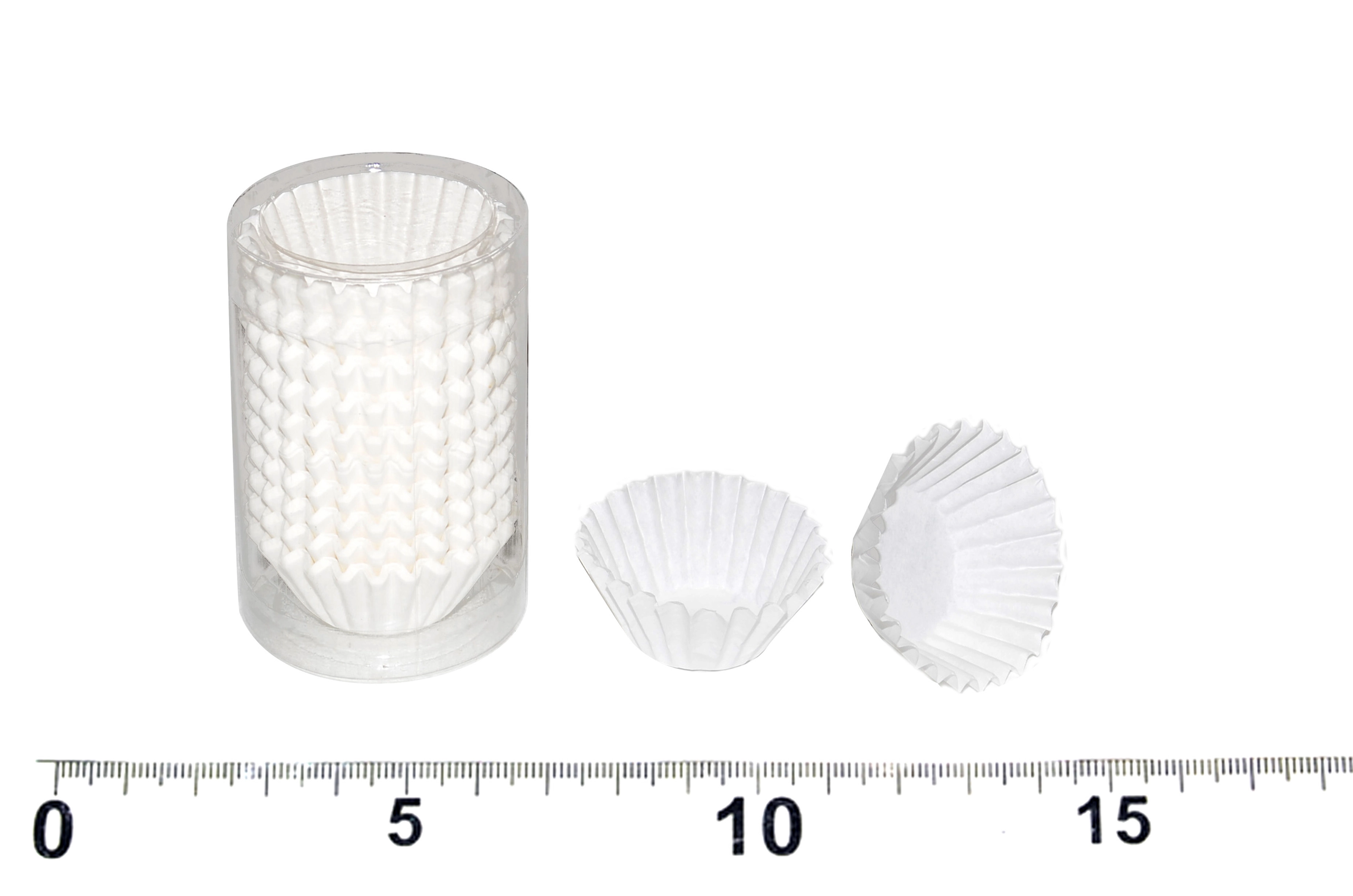 Levně Wiky Košíčky bílé 7,5cm 3cm v.2,2cm 100ks