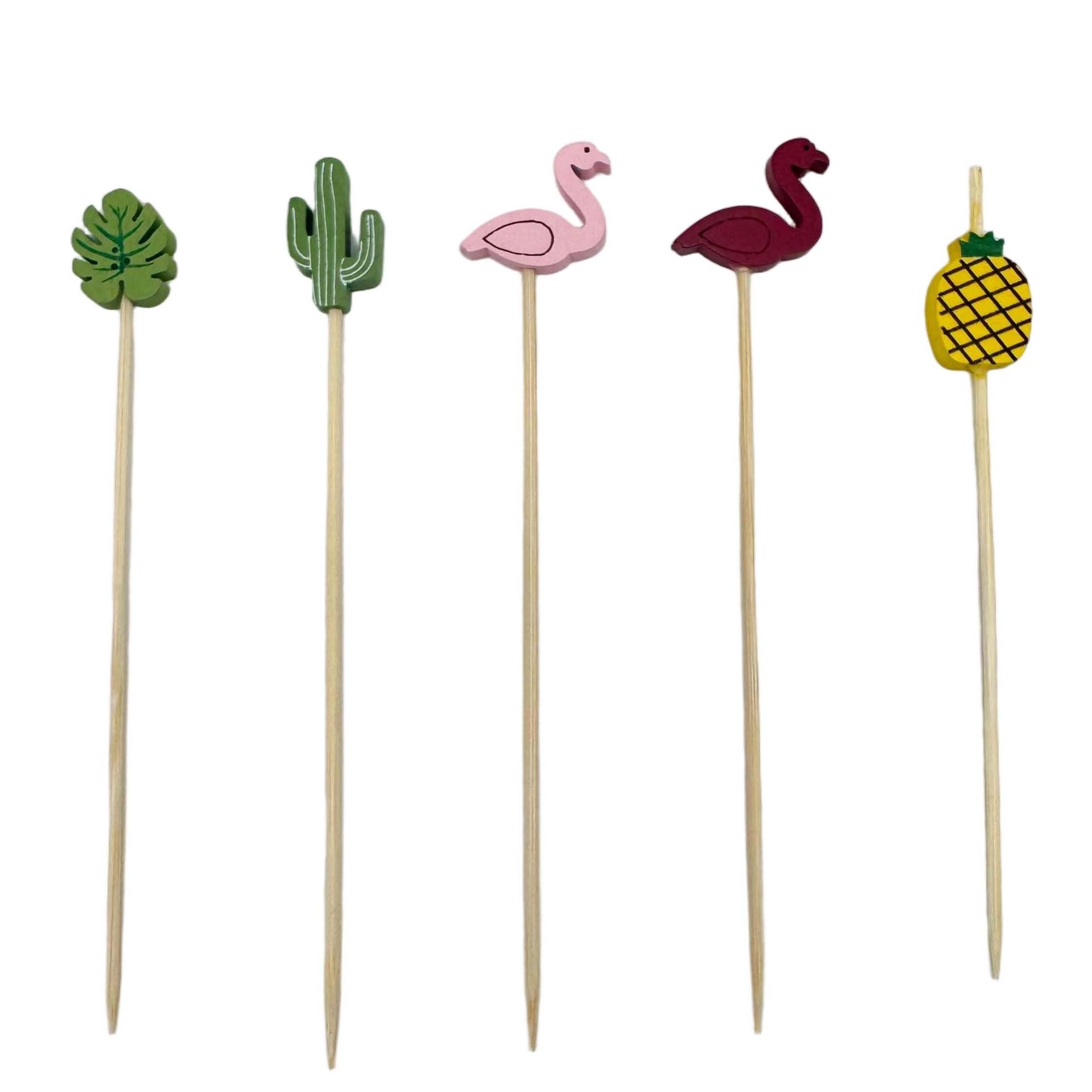 Levně Napichovátka s letním motivem, 50 ks (12–13 cm)